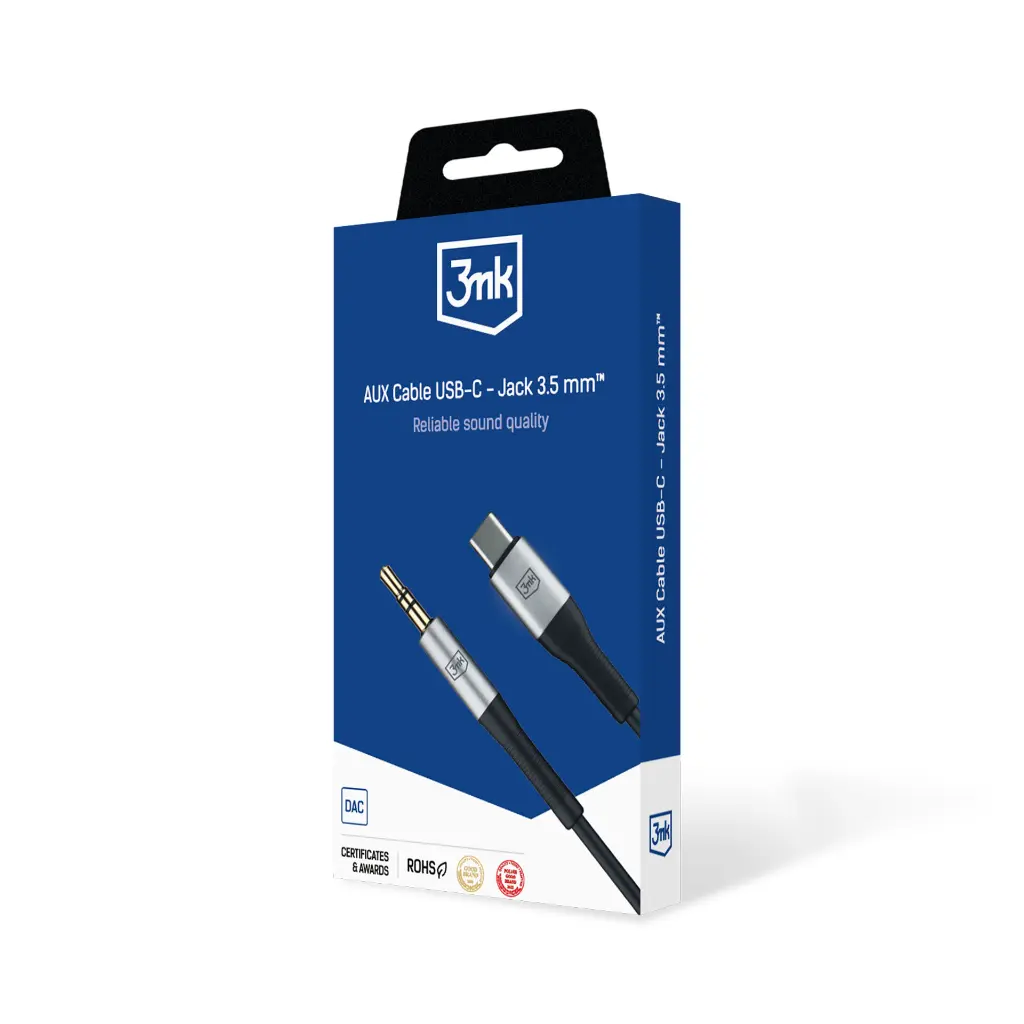 Accessories - 3mk AUX Cable USB-C - Jack 3,5 mm (1).webp