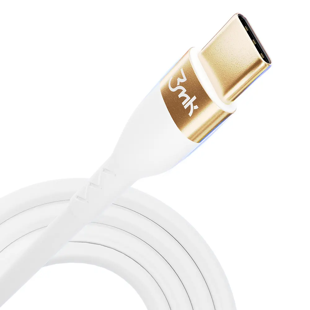 Accessories - 3mk Hyper Silicone Cable C to C 2m 100W White (5).webp