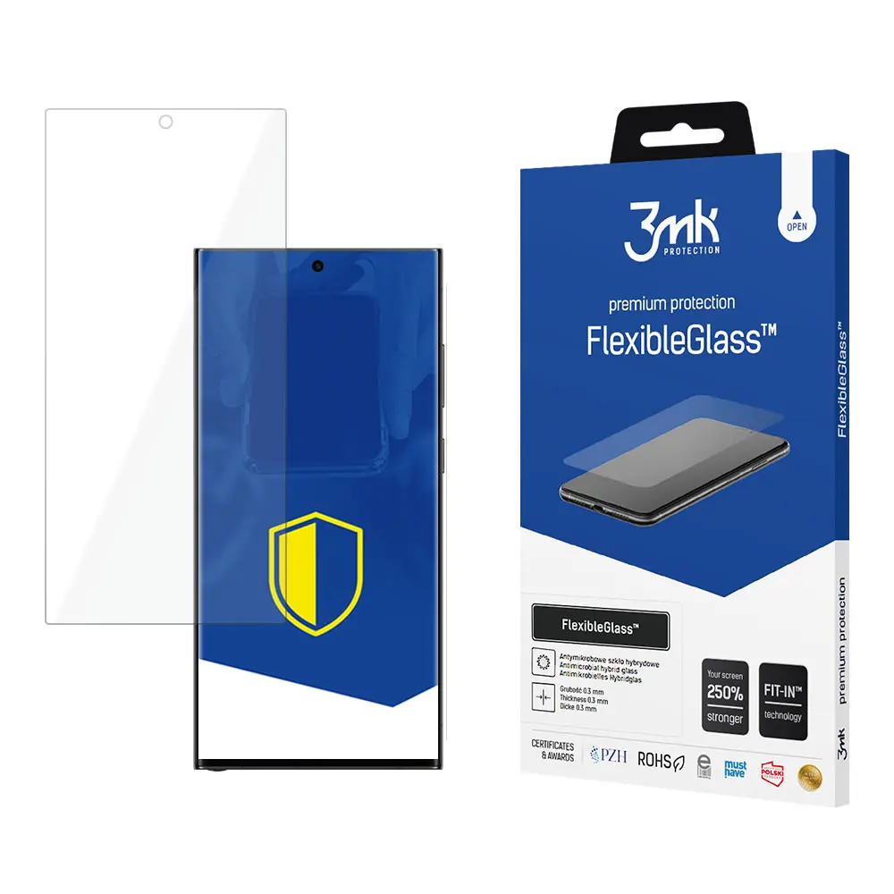 [90060050] Պաշտպանիչ ապակի Samsung Galaxy S25+ - 3mk FlexibleGlass - 1718