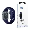 Թևնոց  3mk Silicone Watch Strap for Apple 42/44/45/49 mm Ocean Blue -5806