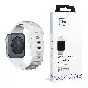 Թևնոց  3mk Silicone Watch Strap for Apple 42/44/45/49 mm White - 5851