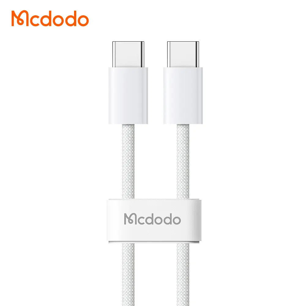 Լիցքավորման լար McDododo 60W USB-C to C Cable 1m white CA-5690