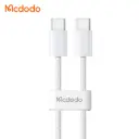 Լիցքավորման լար McDododo 60W USB-C to C Cable 1m white CA-5690