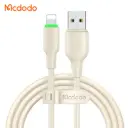 Լիցքավորման լար McDododo Lightning Data Cable with LED Light 1.2m beige CA-4740