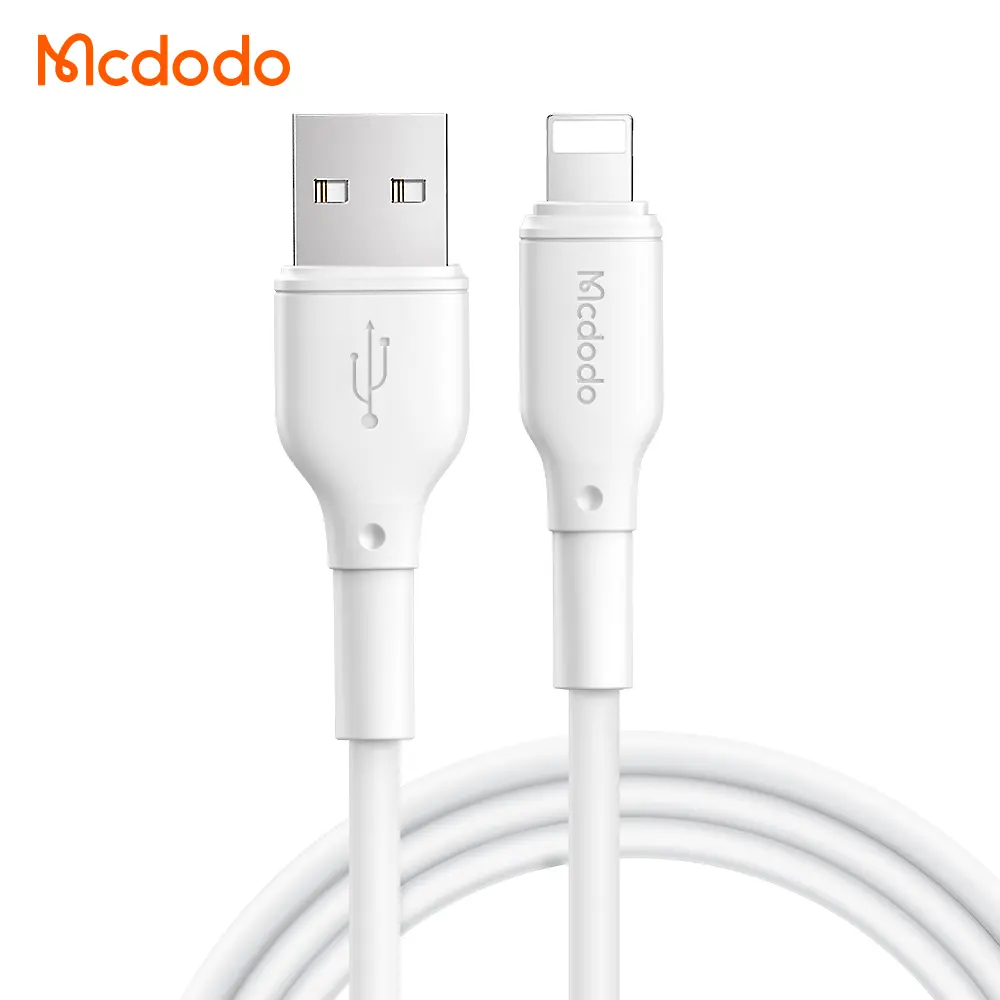 Լիցքավորման լար McDodo Lightning Cable 1.2m white CA-7270
