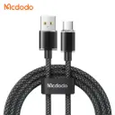 Լիցքավորման լար McDodo Type-C 6A Transparent Cable 1.2m black CA-3650