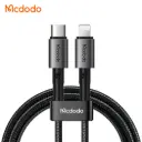 Լիցքավորման լար McDododo 36W Type-C to  Lightning Cable 1.2m black CA-2850