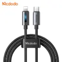 Լիցքավորման լար McDododo USB-C to Lightning 36W Cable With Breathing Light 1.2m black CA-5710