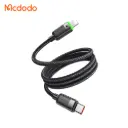 Լիցքավորման լար McDododo 36W Magnetic Self-Winding C to Lightning 1.2m Black -2010