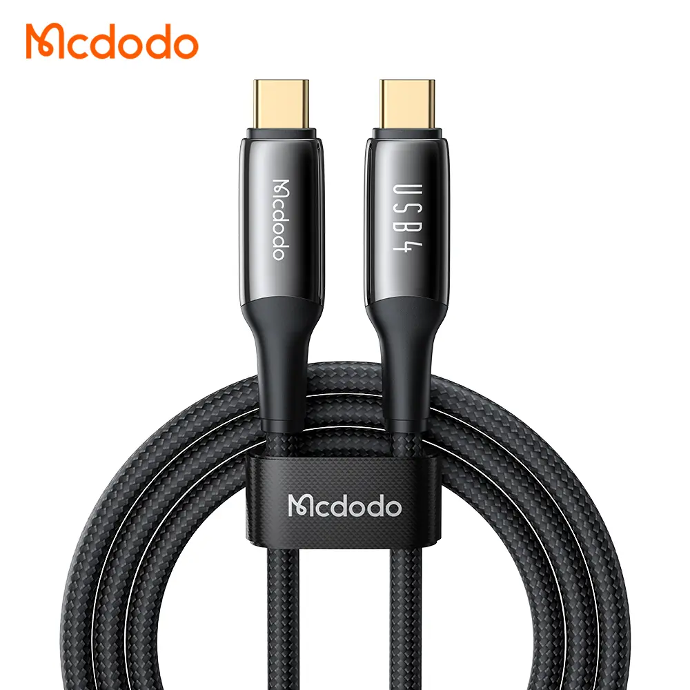 Լիցքավորման լար McDododo 240W USB4.0 Type-C to C Cable 1.2m black CA-2990