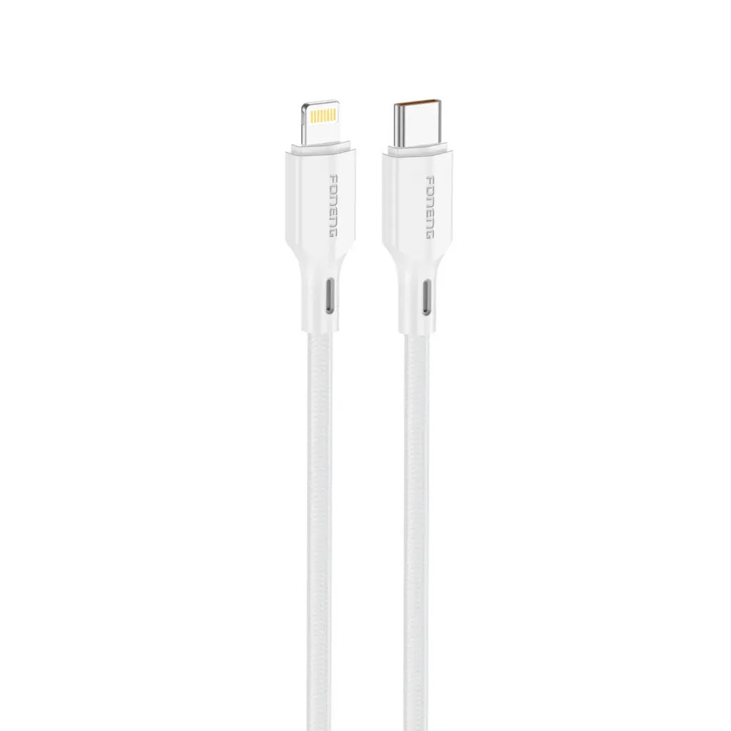 Լիցքավորման լար Foneng XS11 1M Braided PD30W Type-C to Lightning - 6491