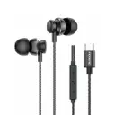 Ականջակալ T67 In-Ear Heavy Bass Earphone Type-C Black