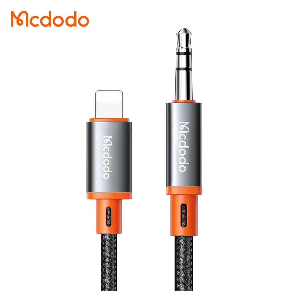 [30080005] Աուդիո փոխարկիչ McDodo Lightning to DC3.5 Male Cable black 1.2m CA-0780