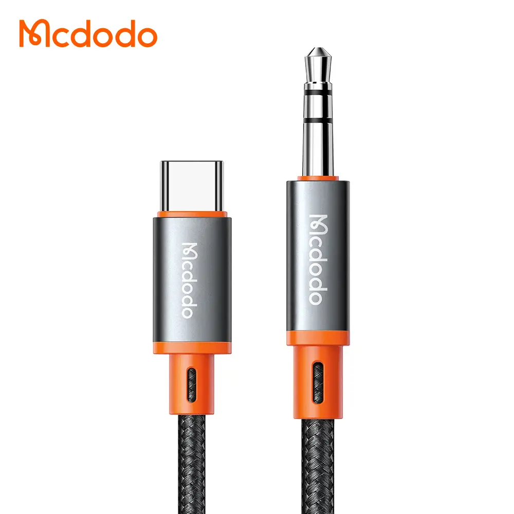 Աուդիո փոխարկիչ Type-C to DC3.5 Male Cable black 1.2m CA-0820