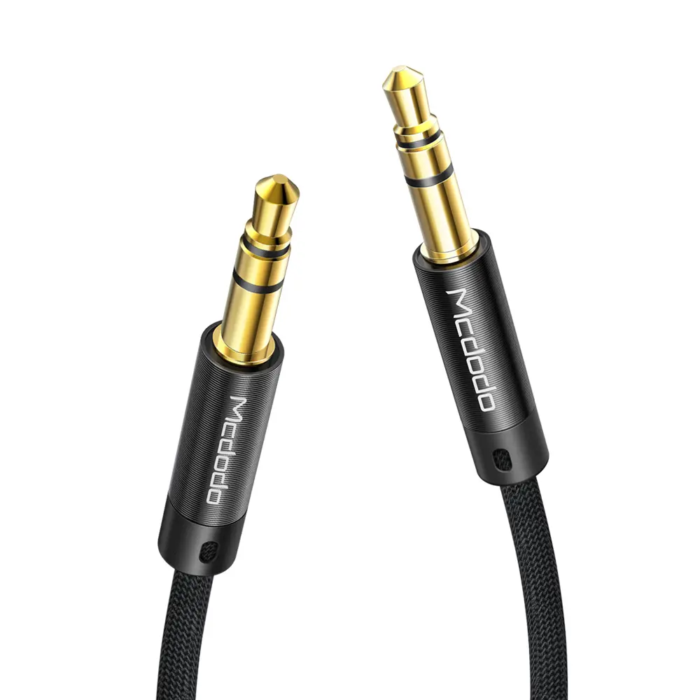 Աուդիո փոխարկիչ McDodo DC3.5 Male to Male Audio cable black 1.2m CA-6640