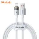 Լիցքավորման լար Lightning Trsp Cable with Light white 1.2m CA-6912