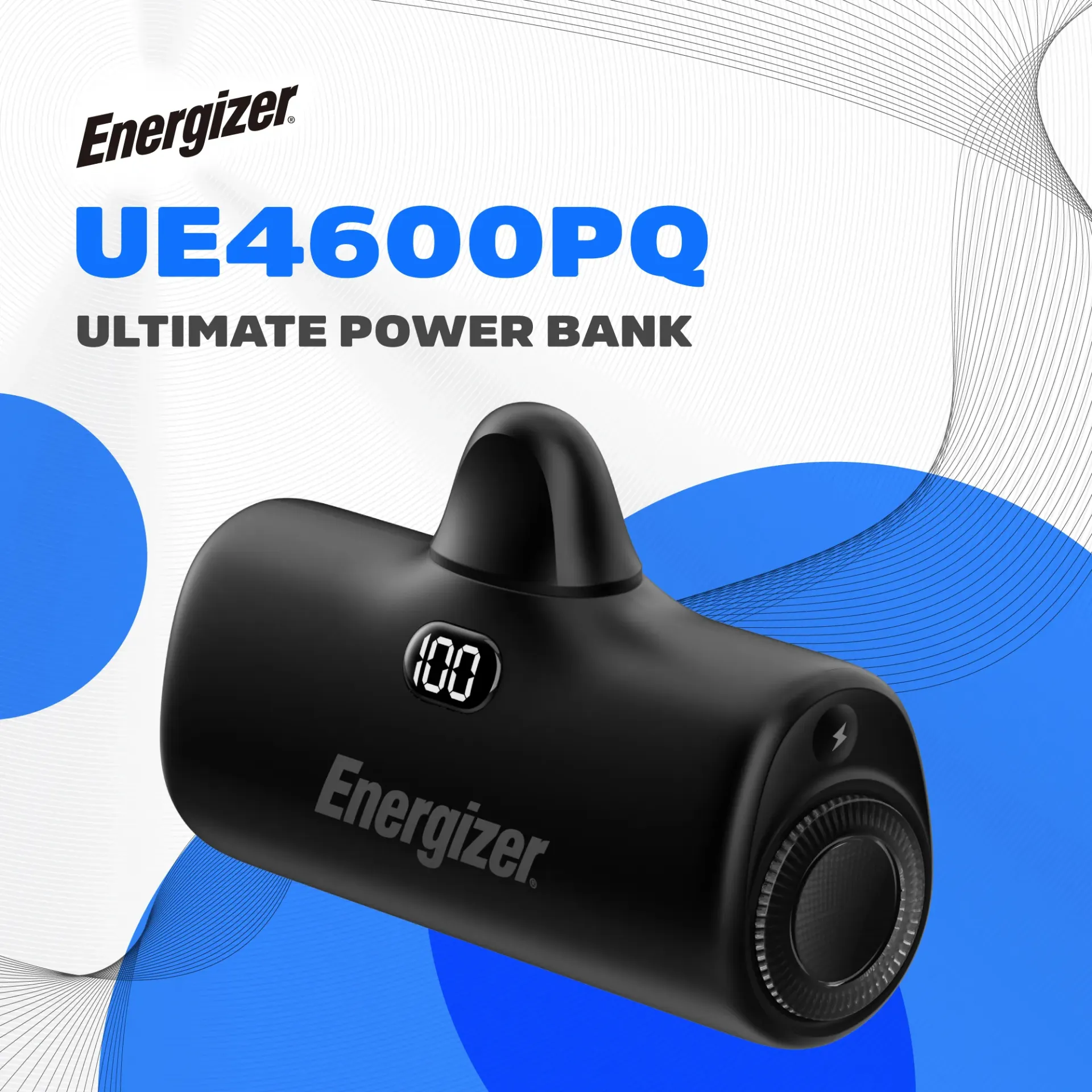Արտաքին Մարտկոց Energizer Ultimate Power UE4600PQ 4600mAh Black