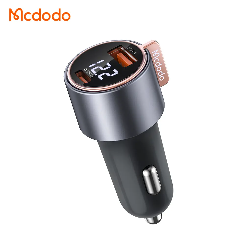 Մեքենայի լիցքավորիչ McDodo 75W Digital Display 1C+1A  PD Fast Car Charger CC-3690