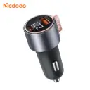 Մեքենայի լիցքավորիչ McDodo 75W Digital Display 1C+1A  PD Fast Car Charger CC-3690