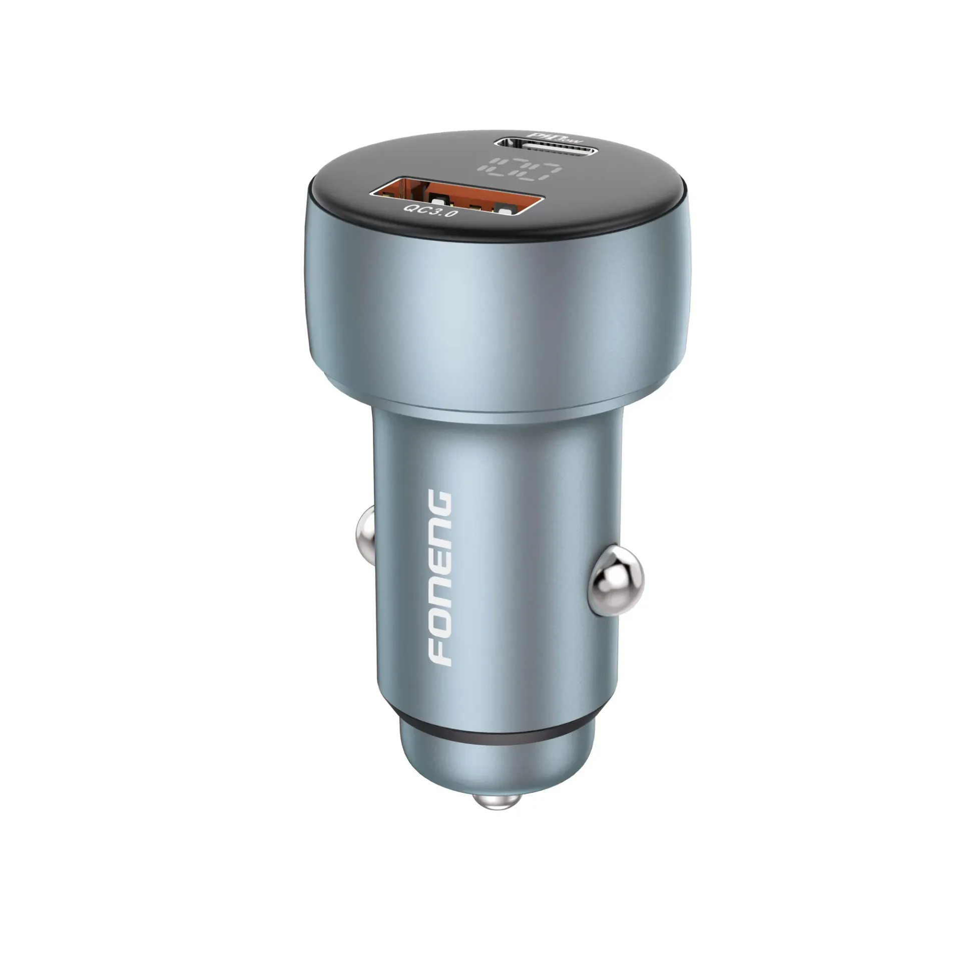 Մեքենայի լիցքավորիչ Foneng C18 A+C 2-Port Car Charger C to C (48W) 