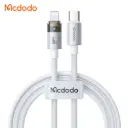McDodo 36W USB-C to Lightning Transparent Cable with Charging Light 1.2m