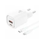 Foneng EU70 A+C Charger PD20W Type-C to Lightning White