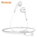 Ականջակալ McDodo Type-c Wired Earphone  white HP-6071