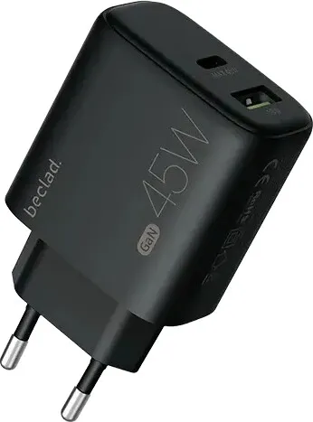 [20010051] Լիցքավորիչ Beclad 45W Adapter USB-C + A Port (prod. by Samsung) - Black