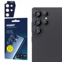 Закаленное стекло Samsung Galaxy S25 Ultra - HARDY Lens Protection Pro Black - 9059