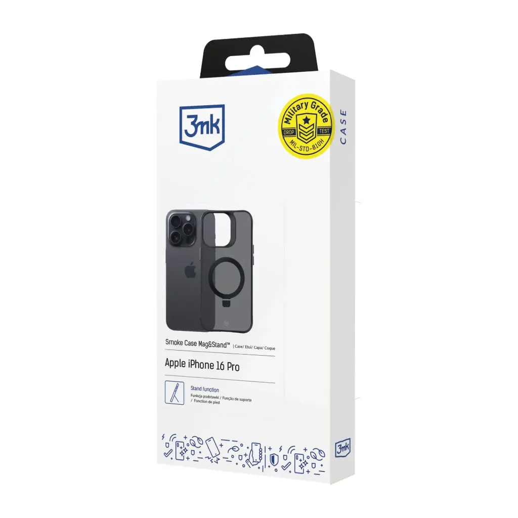 Պատյան Samsung Galaxy S25 Ultra - 3mk Smoke Case Mag&Stand - 5388
