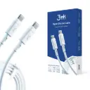 Լիցքավորման լար 3mk Hyper Silicone Cable Type-C to Type-C 60W 3A - 4088