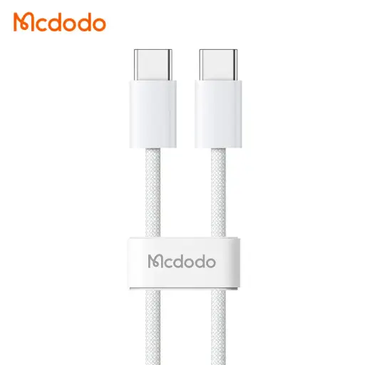 [20020036] Լիցքավորման լար McDododo 60W USB-C to C Cable 1m white CA-5690