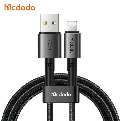 [20020042] Լիցքավորման լար McDododo Lightning Cable 1.2m black CA-3580