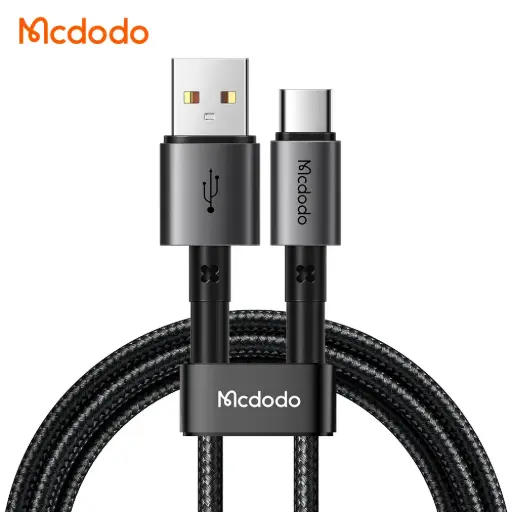 [20020043] Լիցքավորման լար McDododo Type-C 6A Cable 1.2m black CA-3590