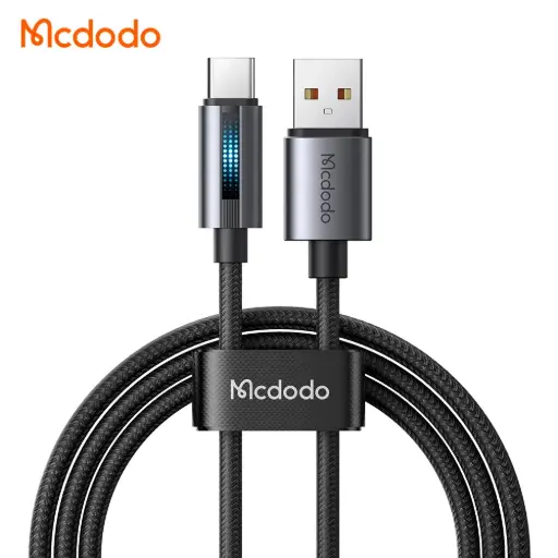 [20020010] Լիցքավորման լար McDododo USB-A to C Cable With Breathing Light 1.2m black CA-5180