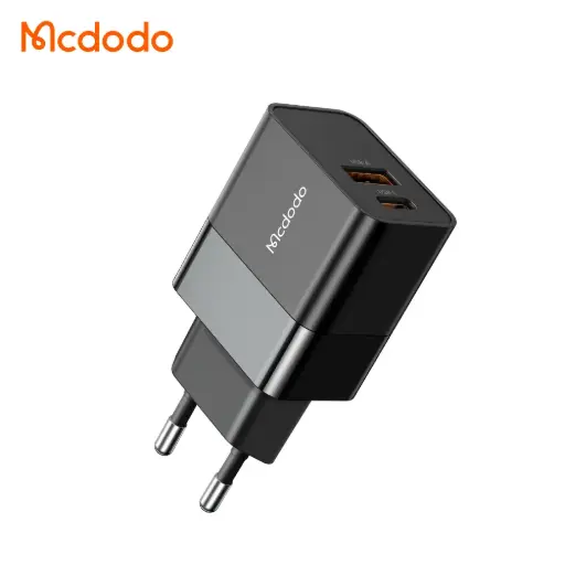 [20010006] Լիցքավորիչ McDododo 20W 1C+1A Fast Charger Black CH-1951