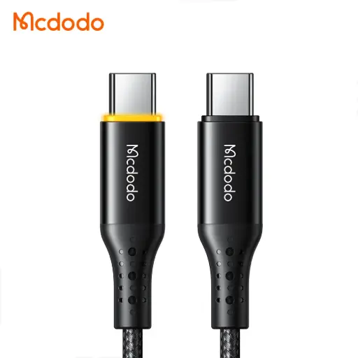 [20020008] Լիցքավորման լար McDododo Auto Power Off 100W Type-C to C Cable 1.2m black CA-3460