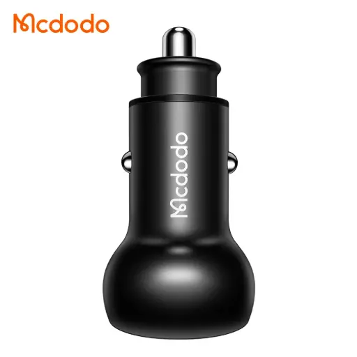 [50070002] Մեքենայի լիցքավորիչ McDodo 30W Digital Display 1C+1A PD Fast Car Charger CC-6810