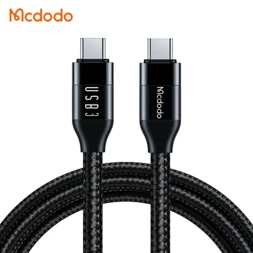 [20020048] Լիցքավորման լար McDododo 100W USB 3 USB-C to C cable 1.2m black CA-7132