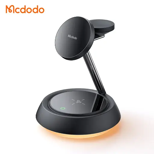 [20040001] Անլար լիցքավորիչ McDododo 3 in 1 Magnetic Wireless Charging Stand with Night Light CH-4952