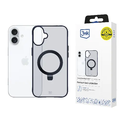 [20050140] Պատյան Apple iPhone 16 plus - 3mk Smoke Case Mag&Stand - 7227