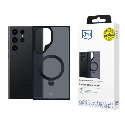 [20050161] Պատյան Samsung Galaxy S24 ultra - 3mk Smoke Case Mag&Stand - 7289