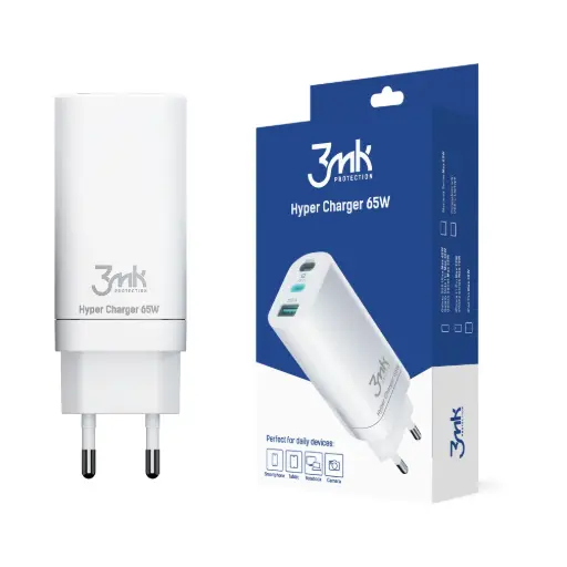 [20010011] Լիցքավորիչ 3MK Hyper Charger 65W White - 6147